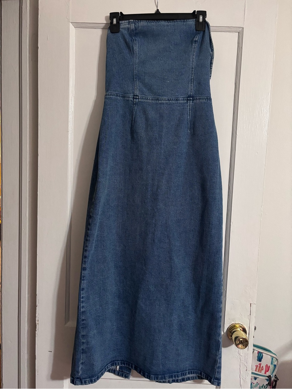 Abercrombie & Fitch Women's Strapless Denim Dress